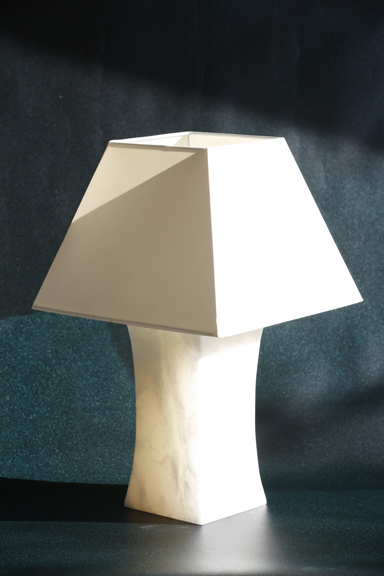 Jean Michel Frank diabolo alabaster lamp